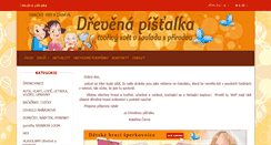 Desktop Screenshot of drevenapistalka.cz