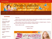 Tablet Screenshot of drevenapistalka.cz